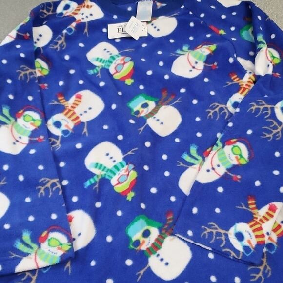 NWT Children's Place Snowman Pajama Top, L - Picture 3 of 4